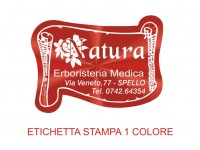 Etichette adesive per erboristerie, cosmetica, cosmesi (mm 45X33)  (cod.18M )